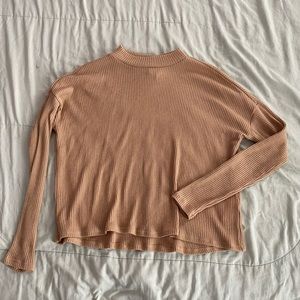 Mock Neck Long Sleeve Shirt
